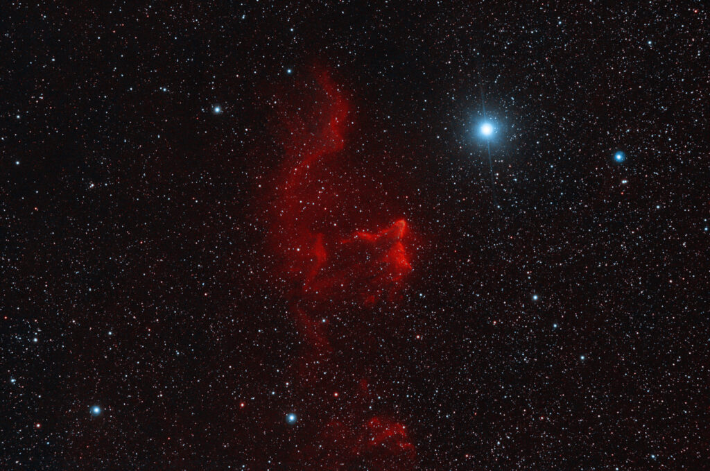 IC 59 and IC 63 Gamma Cassiopeia Nebula