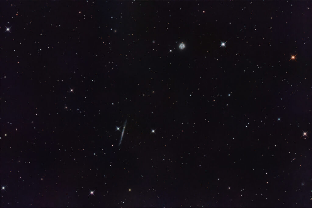 NGC 2537, Bear Paw Galaxy and IC 2233