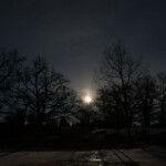 The Moon has just risen in Åva and shines brightly. Nikon D800 camera and 24mm lens at ISO 800 and 3s exposure in February 2016 Moonshine in Åva
