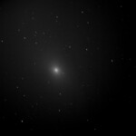 My very first attempt to capture the Andromeda galaxy with my 9.25" Schmidt-Cassegrain reflector telescope CPC 925 from Celestron and my Nikon D800 camera.
6 individual RAW exposures stacked with the program Nebulosity in September 2015 in Stuvsta. M31, Andromeda galaxy