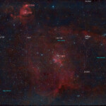 IC1805, Heart nebula