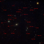 Markarian's Chain with M84, M86, and M87
