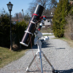 The Skywatcher Explorer MN 190mm reflector telescope can be used for deep sky astrophotography, planetary photography and visual observations. 190mm, f/5,3, focal length 1000mm Maksutov Newtonian reflector telescope (MN190)