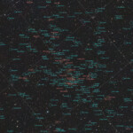 The Perseus cluster (Abell 426) is a cluster of galaxies in the constellation Perseus. It has a recession speed of 5,366 km/s and a diameter of 863. It is one of the most massive objects in the known universe, containing thousands of galaxies immersed in a vast cloud of multimillion-degree gas.
Photographed with APO 107mm refractor telescope and ASI 2600MC color camera in Stuvsta, October 2022. Exposure was 30*3min with IDAS LPS D2 light pollution filter. NGC 1275, Perseus cluster