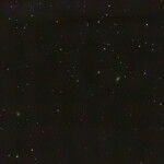 Arp 104, also known as Keenan's system, is entry 104 in Halton Arp's Atlas of Peculiar Galaxies catalog for spiral galaxy NGC 5216 and globular galaxy NGC 5218. The two galaxies are joined by a bridge of galactic material spanning 22 000 light years. The galaxies are 153 million light years away.
Photographed with RC8" reflector telescope and ASI 2600MC color camera from Stuvsta in January 2023. Exposure was 30*3 min with IDAS LPS-D2 light pollution filter. Test of new Celestron OAG. NGC 5218 and NGC 5216, Keenan's System