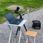 The star tracker is driven by 12V DC from either a car battery or from 8 AA battery cells. AtroTrac TT320X and Nikon D800 DSLR Configuration Example