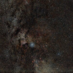 Deneb and Surrounding Nebulas in Cygnus