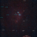 NGC 2264, Cone Nebula and Christmas Tree Cluster