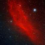 Photographed with the APO 94mm refractor telescope and the ASI 2600MC color camera in Stuvsta, December 2021. Exposure was 50*3 min with IDAS NB1 narrowband filter and post processing in Pixinsight. NGC 1499 California Nebula