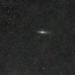 M31 photographed with 85mm Nikkor lens on Nikon D800 DSLR camera in September 2023. Exposure was 20 * 30s at ISO800 and f 2.8. M31, Andromeda Galaxy