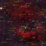 Lower's nebula is an HII region ionised by the O7.5V runaway star HD 41997.
The HII region Sh 2-261 is often called Lower's nebula because it appears on a photographic plate taken by the father-and-son team of Harold and Charles Lower in 1939. The Lowers were amateur astronomers, accomplished telescope makers and pioneering astrophotographers from San Diego, California.
There are several distance estimates available for Sh 2-261 / HD 41997. If the further distances are correct, Sh 2-261 is likely part of the Gemini molecular clouds in the Perseus arm. If the closer 1000 pc distance is correct, then it appears to be part of the Orion spur.
Photographed with RC 8" reflector telescope and ASI 2600MC color CMOS camera in Stuvsta, February 2024. Exposure was 61 * 3 min with Isas LPS P3 light pollution filter. Post-processed in Pixinsight and calinrated with bias, darks and flat frames. Lower's Menula, LBN 863, Sh 2-261