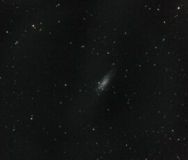 NGC 4559 (also known as Caldwell 36) is an intermediate spiral galaxy with a weak inner ring structure in the constellation Coma Berenices. Distance estimates for NGC 4559 range from about 28 million light-years to 31 million light-years.
NGC 4559 is a member of the Coma I Group.
Photographed with CPC 9,25" reflector telescope and Nikon D800 DSLR camera in Åva, March 2016. Exposure was 8 * 150s at ISO 800 with autoguiding. NGC 4559, C36