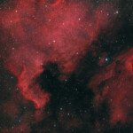 North America Nebula (NGC 7000) and Pelican Nebula (IC 5070)