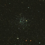 Photographed with the RC8" reflector telescope and the ASI 2600MC CMOS color camera in Stuvsta, December 12th, 2024. Exposure was 12 * 3 min with IDAS LPS D2 lihgt pollution filter in bright moonlight. Post-processing in Pixinsight. M52