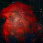 Photographed with the RC8" reflector telescope and the ASI 2600MC color CMOS camera in Stuvsta, March 19th 2025. Exposure was 30*4 min + 20*3 min with IDAS GNB filter. Post-processing in Pixinsight. No moon visible. NGC 2174, NGC 2175 and IC 2159