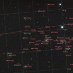 NGC 4874, NGC 4889, NGC 4921, and other galaxies in Coma Berenices