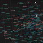 NGC 4874, NGC 4889, NGC 4921, and other galaxies in Coma Berenices