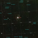 Photographed with the RC8" reflector telescope and the ASI 2600MC color CMOS camera in Stuvsta, April 3rd, 2025. Exposure was 29*3 min with IDAS LPS D2 filter. Post-processing in Pixinsight. 20% Moon and somewhat windy. NGC 3945, NGC 3975, and NGC 3978