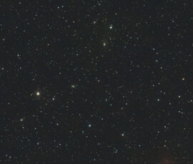 Galaxy cluster in Hercules photographed with the APO 107 mm refractor telescope and the ASI 2600MC CMOS color camera in Åva, September 23rd, 2025. Exposure was 11 * 3 min with IDAS HEUIB filter. Postprocesssing in Pixinsight with Blur XTerminator. ACO 2197