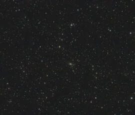 Galaxy cluster in Hercules photographed with the APO 107 mm refractor telescope and the ASI 2600MC CMOS color camera in Åva, September 23rd, 2025. Exposure was 20 * 3 min with IDAS HEUIB filter. Postprocesssing in Pixinsight with Blur XTerminator. ACO 2199