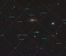 Photographed with the MN 190 mm reflector telescope and the Atik 360EX monchrome CCD camera in Stuvsta on December 21st, 2025. Exposure was 30 min for each of R, G and B, and 60 min for L. Postprocessing in Pixinsight with Blur Xterminator and in Photoshop.. NGC 7814
