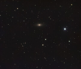 Photographed with the MN 190 mm reflector telescope and the Atik 360EX monchrome CCD camera in Stuvsta on December 21st, 2025. Exposure was 30 min for each of R, G and B, and 60 min for L. Postprocessing in Pixinsight with Blur Xterminator and in Photoshop.. NGC 7814