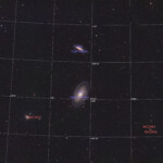M81 (Bode's Galaxy) and M82 (Cigar Galaxy)