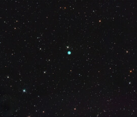 Photographed with the RC8" reflector and the ASI 2600MC color CMOS camera in Stuvsta, March 22nd, 2026. Exposure was 29*3 min with IDAS LPS P3 filter. Postprocessing in Pixinsight and Photoshop. NGC 2392, Eskimo Nebula