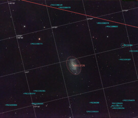 Photographed with the RC8" reflector and the ASI 2600MC color CMOS camera in Stuvsta, March 9th, 2026. Exposure was 30*3 min with IDAS LPS P3 filter. Postprocessing in Pixinsight and Photoshop. NGC 3726