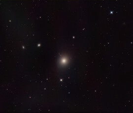 Photographed with the RC8" reflector and the ASI 2600MC color CMOS camera in Stuvsta, April 11th, 2026. Exposure was 22*3 min with IDAS LPS P3 filter. Postprocessing in Pixinsight. M87 Virgo A, NGC 4476, and NGC 4478