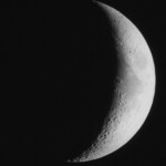 Photographed with the RC8" reflector and the ASI 2600MC color CMOS camera in Stuvsta, April 21st, 2026. Exposure was 1/1000 s with IDAS LPS P3 filter. Postprocessed in Photoshop. The Moon