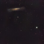 Photographed with the RC8" reflector and the ASI 2600MC color CMOS camera in Stuvsta, April 11th, 2026. Exposure was 30*3 min with IDAS LPS P3 filter. Postprocessing in Pixinsight. NGC 3628