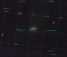 Photographed with the RC8" reflector and the ASI 2600MC color CMOS camera in Stuvsta, April 9th, 2026. Exposure was 30*3 min with IDAS LPS P3 filter. Postprocessing in Pixinsight. NGC 4051