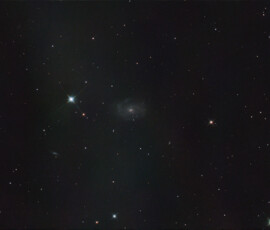 Photographed with the RC8" reflector and the ASI 2600MC color CMOS camera in Stuvsta, April 9th, 2026. Exposure was 30*3 min with IDAS LPS P3 filter. Postprocessing in Pixinsight. NGC 4145