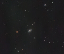 Photographed with the RC8" reflector and the ASI 2600MC color CMOS camera in Stuvsta, April 8th, 2026. Exposure was 30*3 min with IDAS LPS P3 filter. Postprocessing in Pixinsight. NGC 4151