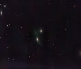 Photographed with the RC8" reflector and the ASI 2600MC color CMOS camera in Stuvsta, April 11th, 2026. Exposure was 30*3 min with IDAS LPS P3 filter. Postprocessing in Pixinsight. NGC 4438 and NGC 4435, The Eyes Galaxies