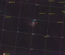 Photographed with the RC8" reflector and the ASI 2600MC color CMOS camera in Stuvsta, April 14th, 2026. Exposure was 40*3 min with IDAS LPS P3 filter. Postprocessing in Pixinsight and Photoshop. NGC 5474